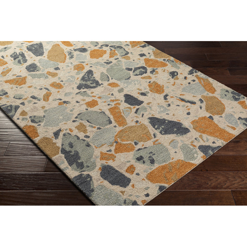Tapis bleu Wint, Rectangle 5 pi x 7 pi 6 po