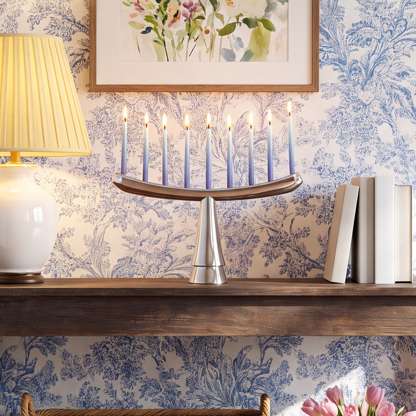 Nambe Judaica - Menorah