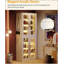 Bibliothèque avec portes, armoire de rangement à DEL et 8 tablettes réglables pour le salon, le bureau, la chambre à coucher-83474868