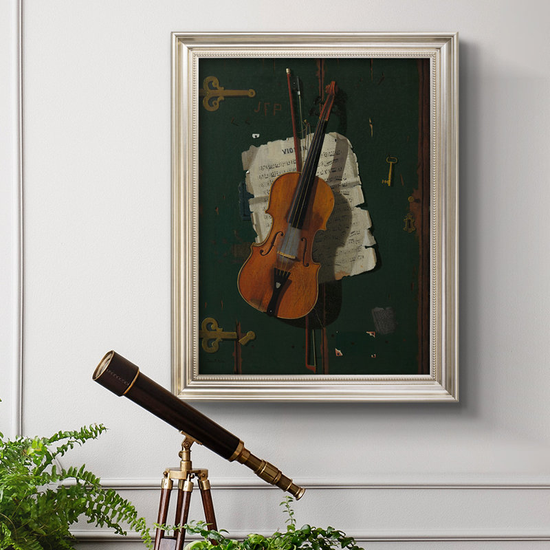 Toile encadrée de qualité supérieure The Old Violin - prête à être accrochée, H 20 po x l 16 po x P 2,5 po