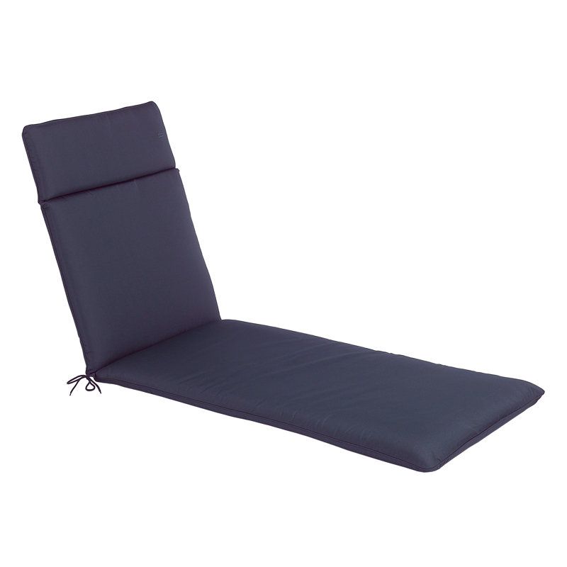 Sun Lounger Seat/Back Cushion, Navy