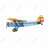 Small Blue Plane Canvas | Blue Aviation Bedroom Decor