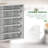 5-Tier Display Cabinet, Glass Display Case With 2 Doors And Adjustable Shelves-1517466701