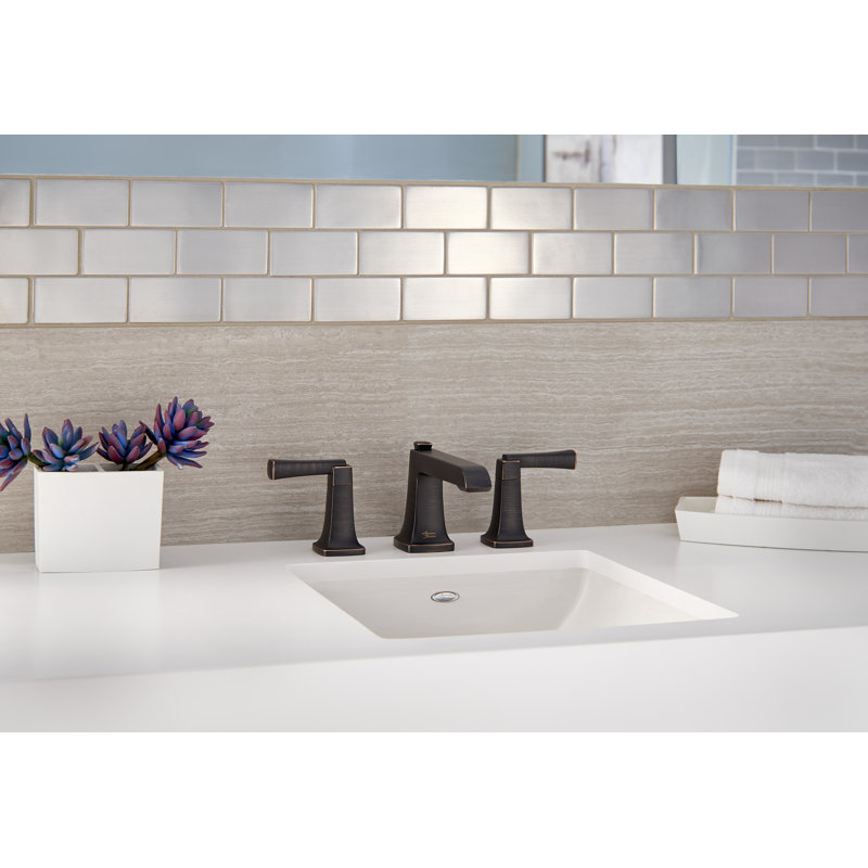 Townsend Widespread 2-handle Bathroom Faucet with Drain Assembly, Legacy Bronze