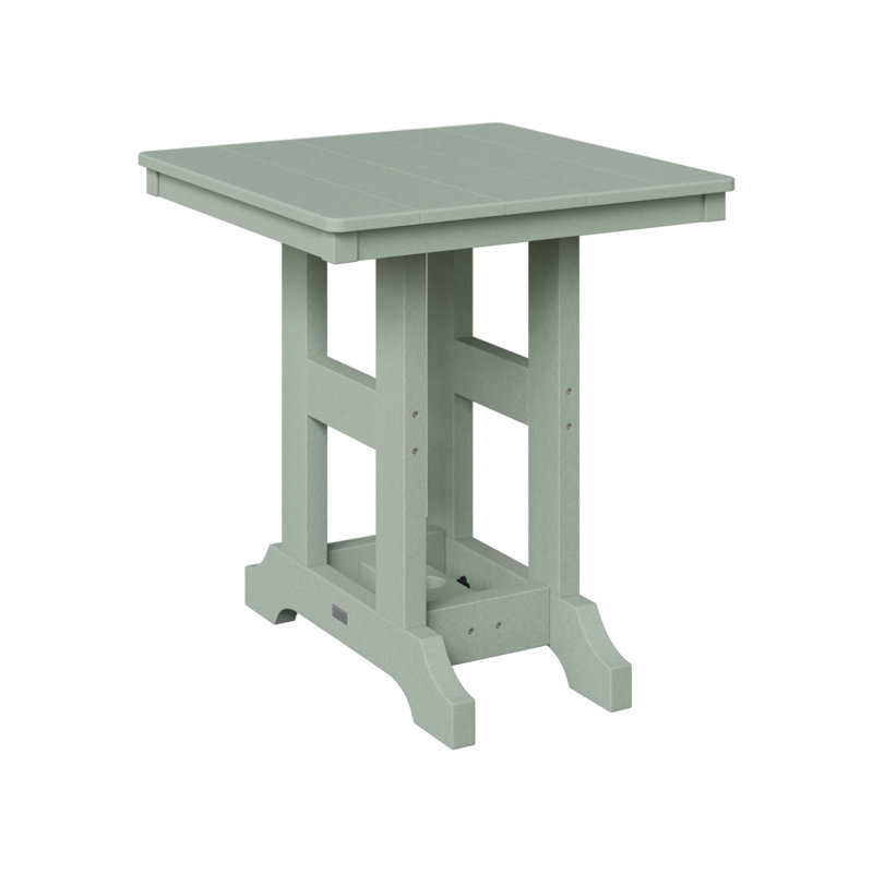 Garden Classic Outdoor Square, 30.87" H x 28" W x 28" D, Seafoam