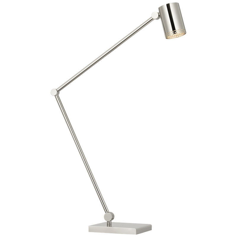 Kelly Wearstler LED Desk Table Lamp, Polished Nickel, Polished Nickel