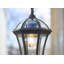 Drayton IP44 black lantern pendant