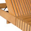 Ensemble de chaise longue en bois d'acacia massif avec coussin de salon-983199431