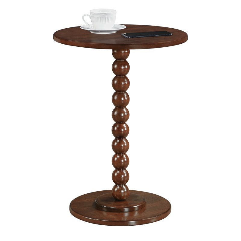 Markell Spindle End Table, Espresso