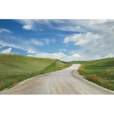 «Gravel Road Near Choteau Montana I» par Alan Majchrowicz - reproduction