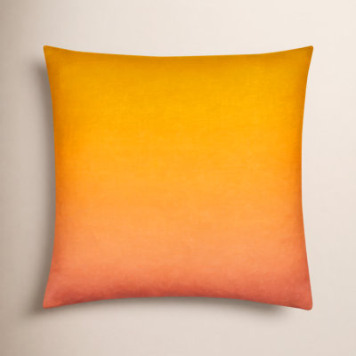 Deadra Ombre Linen Throw Pillow