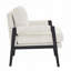 Fauteuil d'appoint en chenille avec cadre en bois-1463573820
