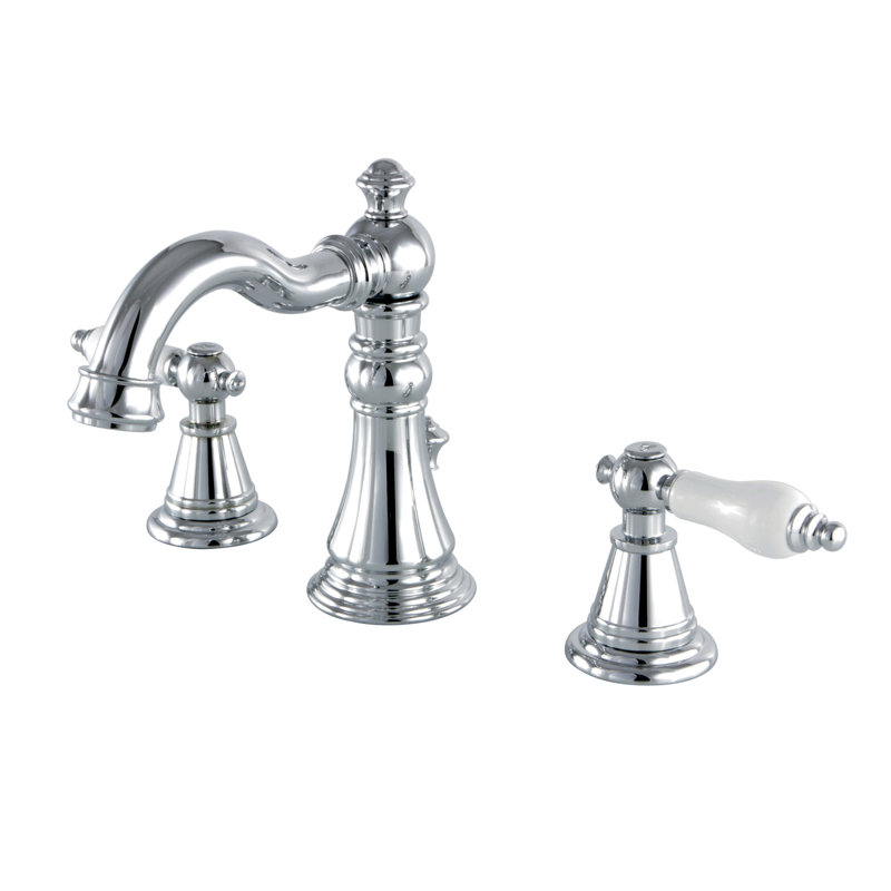 Robinet de salle de bain espacé Kingston, Chrome poli