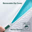 Surmatelas en mousse viscoélastique imprégnée de gel Zinus-60124195