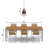 13"H Ghevont 1-Light Brushed Brass Single Bell Pendant