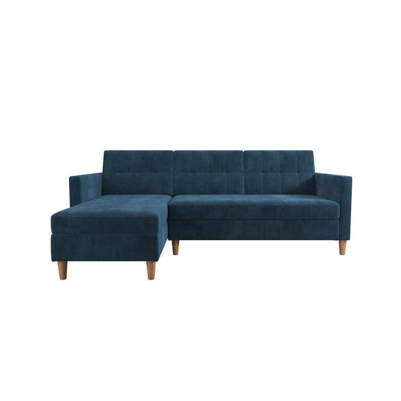 Abram 3 Seater Sofa Bed, Blue