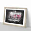 Wintertime In Amsterdam Netherlands - Single Picture Frame Print on MDF-56863720-56863715