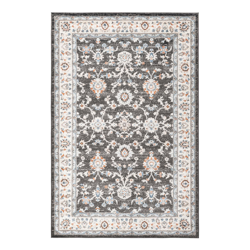 Arends Floral Indoor Rug, Rectangle 5'3" x 8'