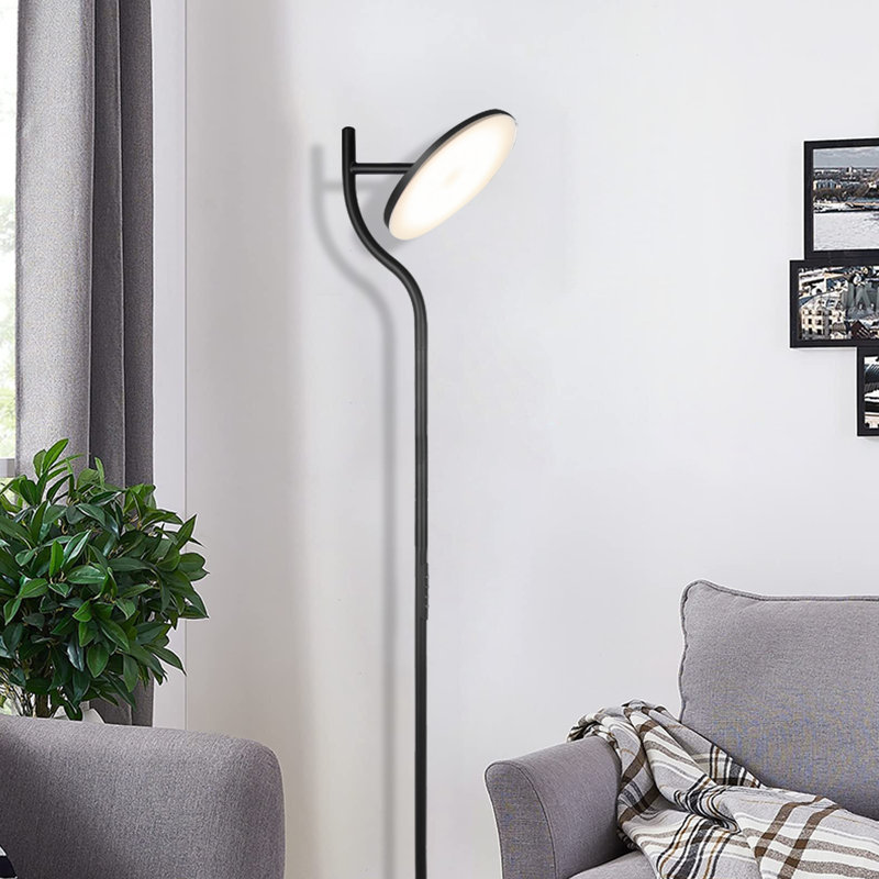 68.9" Rotating Floor Lamp with Remote Control and Touch Control