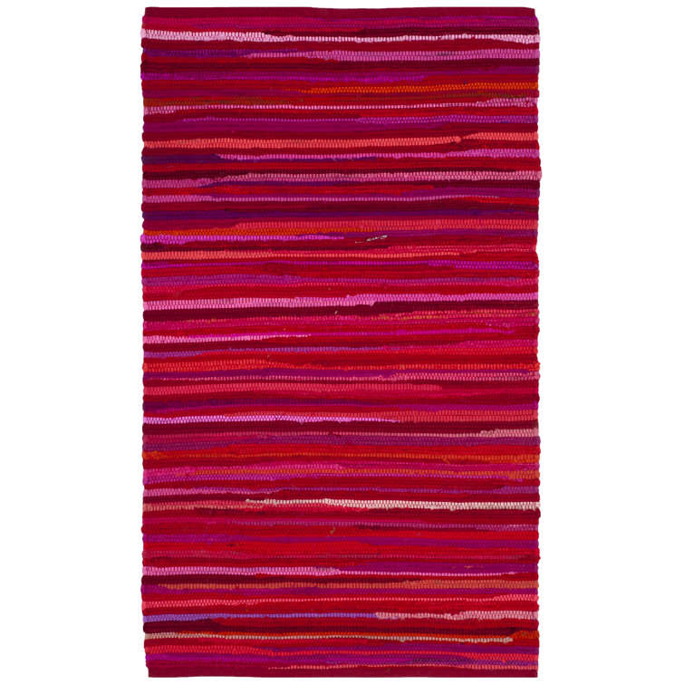 Nidhi Rag Rug Hand Woven Cotton Striped Rug