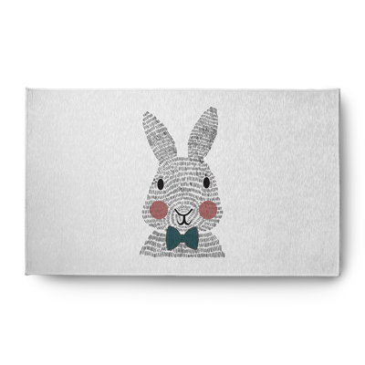 Tapis en chenille nœud papillon