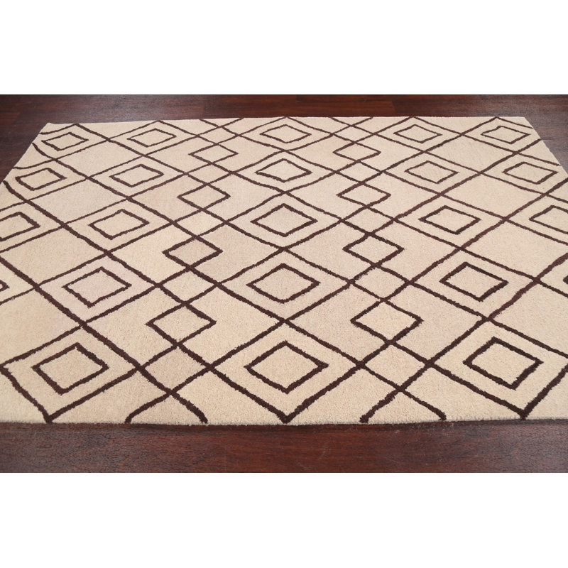 Wool Geometric Indoor Rug
