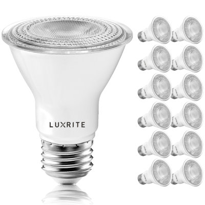 7 watts (50 watts équivalents), DEL PAR20, ampoule à intensité variable, culot E26 / moyen (standard)