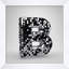 Disco Letter B Print by Mat Sanders