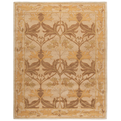 Antiquity Hand-Tufted Beige / Gold Area Rug