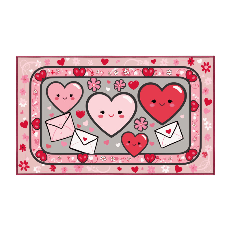 Tapis de Noël East Urban Home, Rectangulaire 2 pi x 3 pi