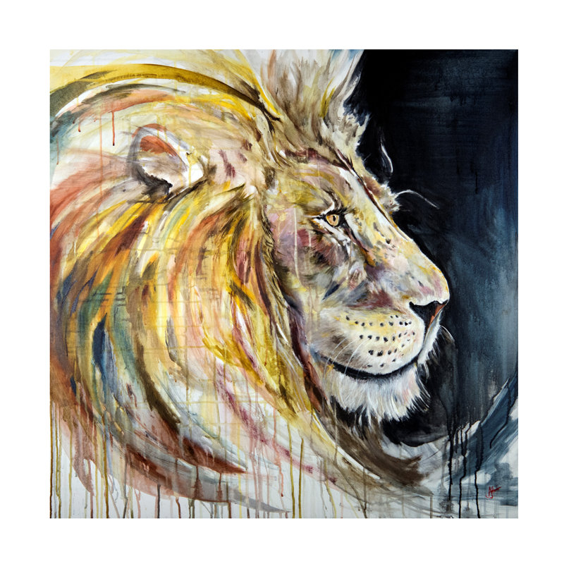 Art sur toile Marc Allante, H 24 po x l 24 po