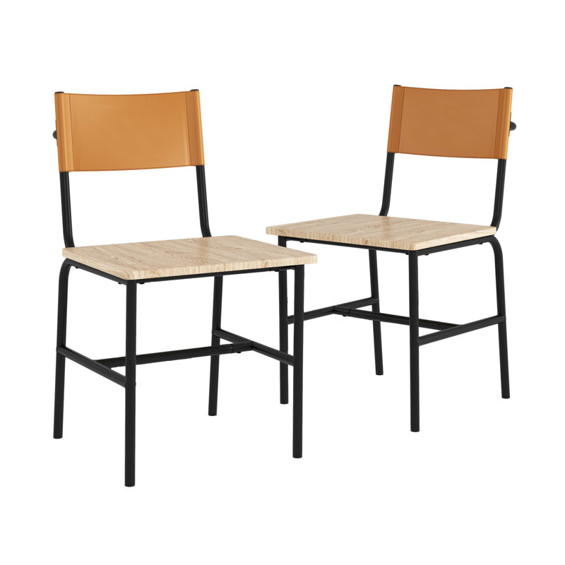 Chaise de salle à manger Boulevard Cafe, Brun / noir