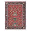 Tapis décoratif multicolore à motif tissé rouge-1002030168