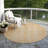 Bellandria Brown Washable Indoor-Outdoor Rug - LOOMLAN-739863220
