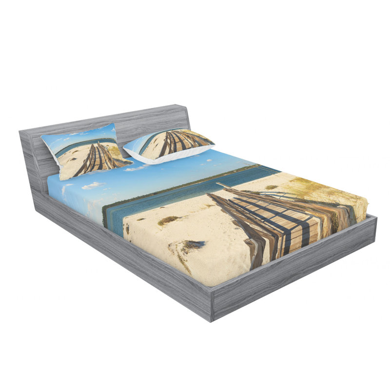 Microfiber Sheet Set, Full Sheet Set with Fitted Sheet