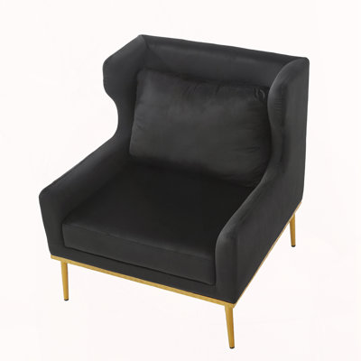 Modern Armchair Velvet Accent Chair