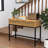 Armands Rustic Console Table with 2 Drawers Entryway Hallway Farmhouse Country Style-1587630693