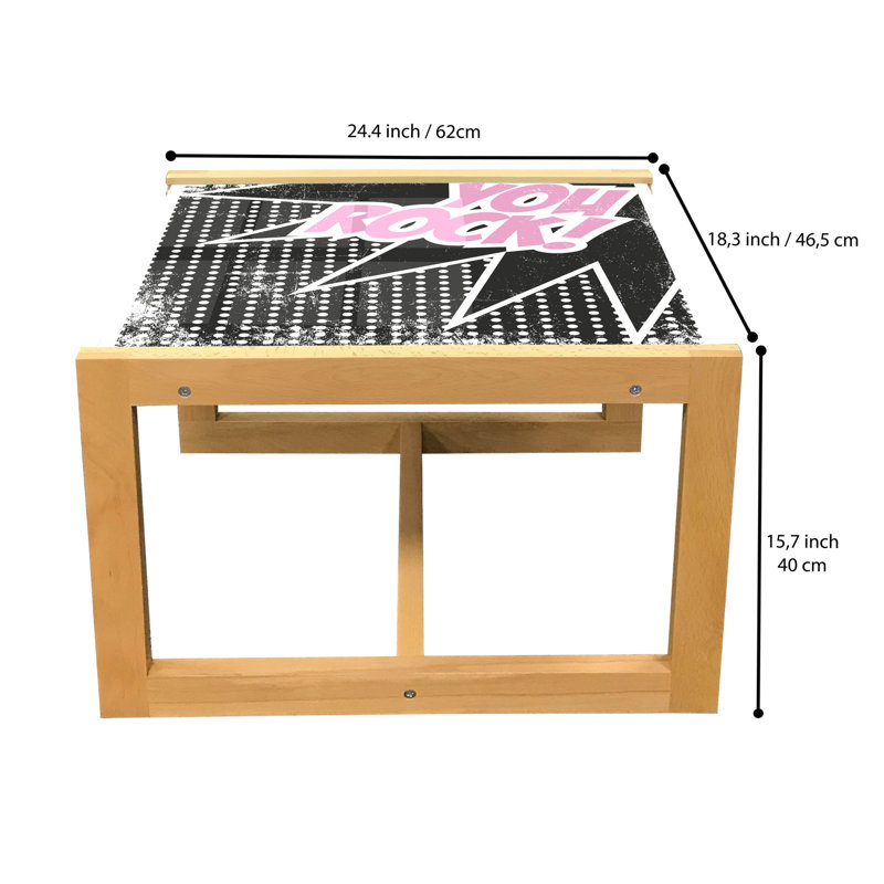Jahin Sled Coffee Table, 62cm H x 46cm W x 40cm D