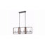Luminaire suspendu linéaire pour îlot de cuisine 6 lumières Nahlia-1465784196