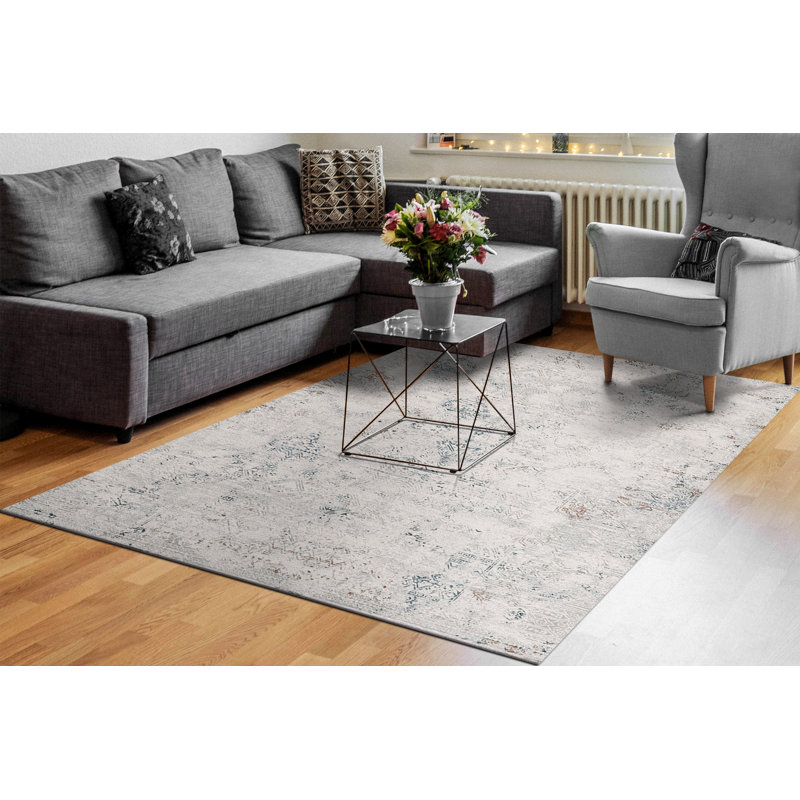 Abstract Indoor Rug, Rectangle 7'10" x 10'10"