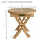 Bahama Outdoor Round Teak Side Table