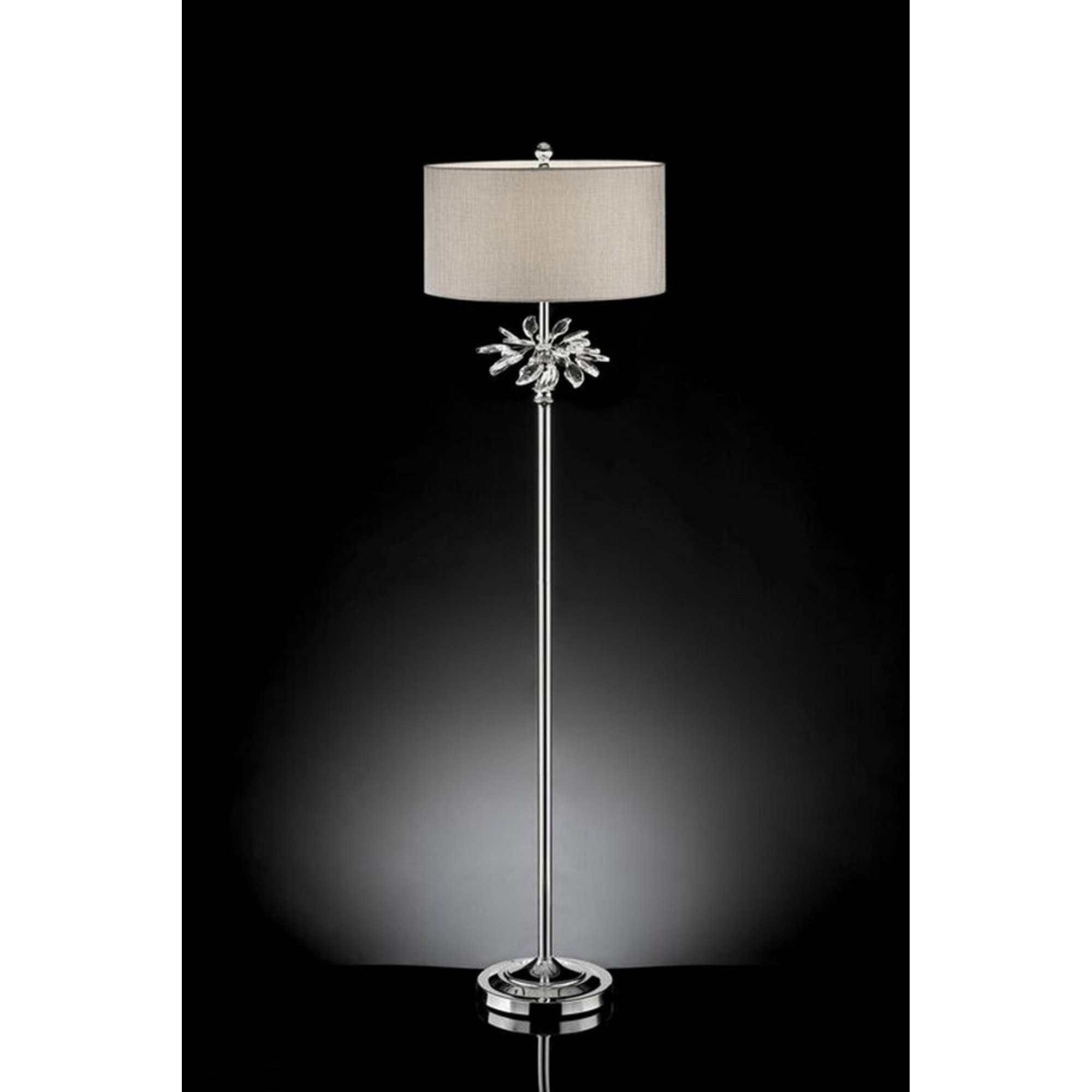 Rosdorf Park Elegant Starburst Design Metal Floor Lamp For Modern ...