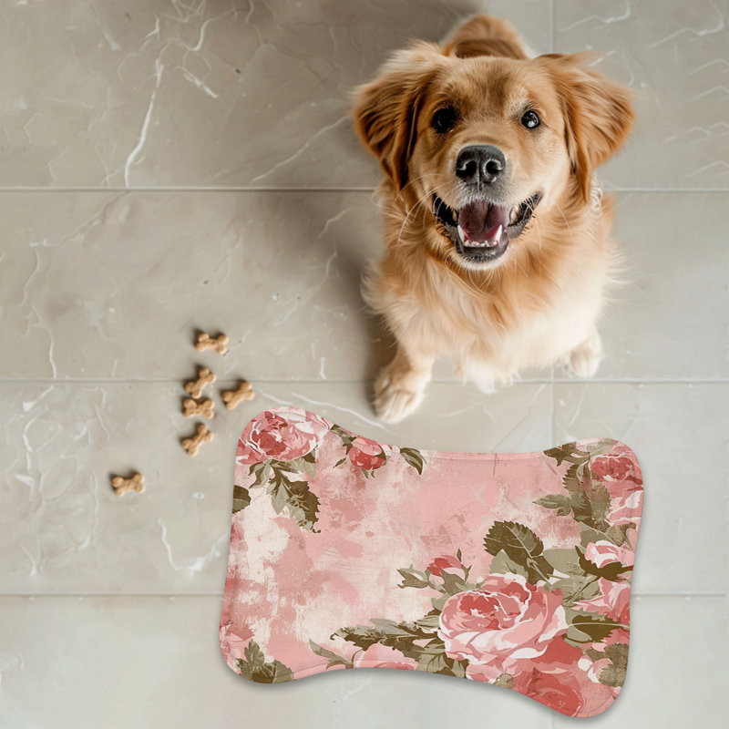 Tapis d'alimentation Shabby Pink Blooms - 1 pièce