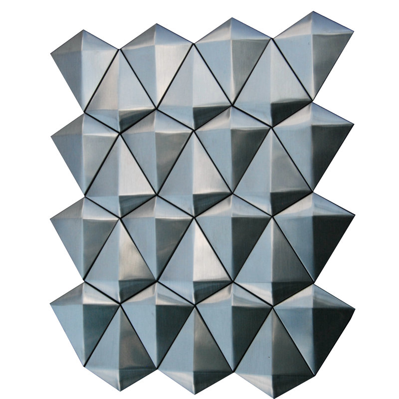 2" x 4" Metal Novelty Mosaic Wall Tile
