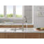 Robinet de cuisine en nickel brossé Boyd avec douchette rétractable et distributeur de savon, robinet d'évier de cuisine monotrou moderne, poignée simple, acier inoxydable Spotshield-94791903