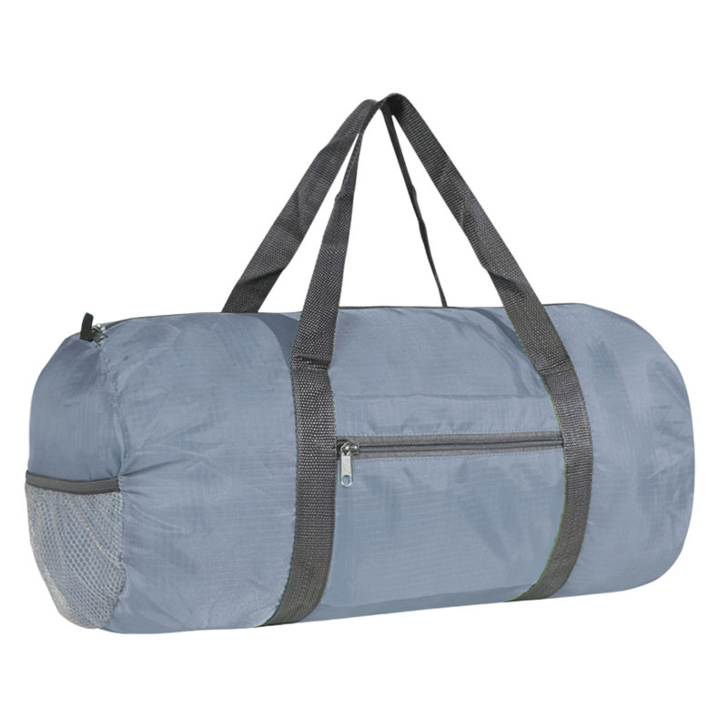  Gym Bag for Men & Women, Foldable Duffle Bag Durable for Sports, Gym & Travel, Gray, Gray