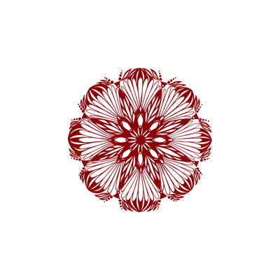 Décalcomanie murale yoga mandala