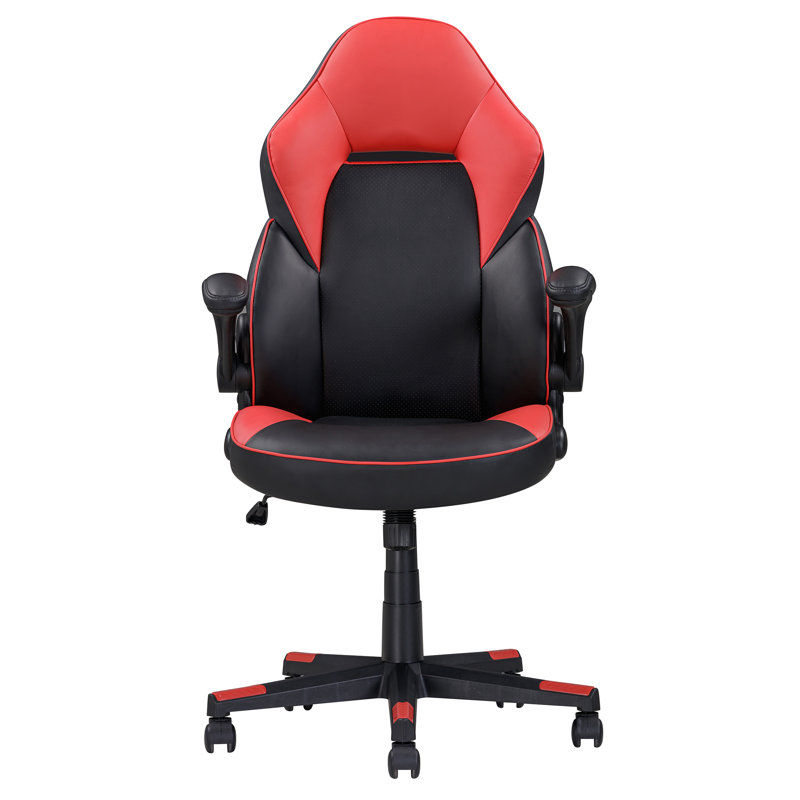 Fauteuil de jeu ergonomique réglable en similicuir