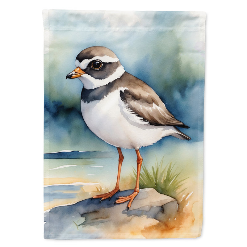 Drapeau de jardin Surfbird Bird, Pluvier semipalmé