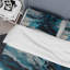 Ensemble de housse de couette en microfibre / polyester bleu sarcelle et noir Aims Whimsy II-179009023